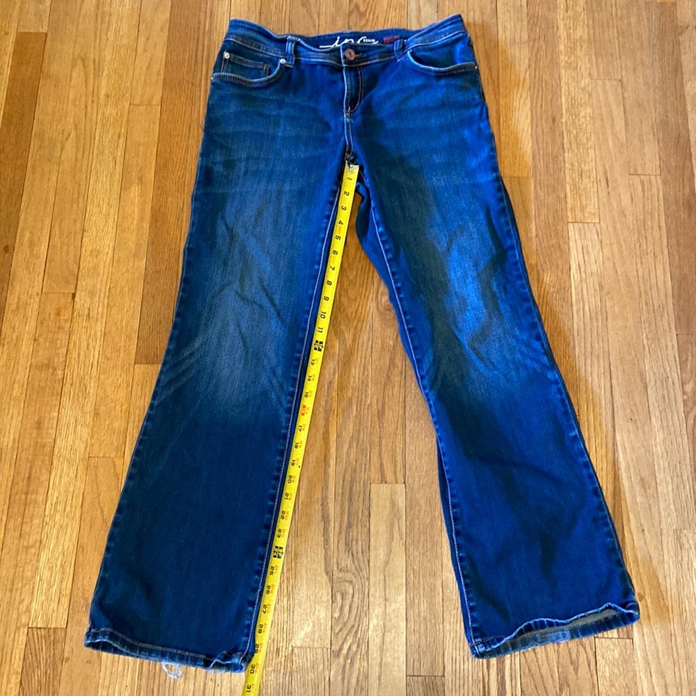 INC Denim Size 12 Women's Boot Leg Curvy fit jeans